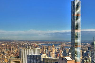 纽约最高的住宅建筑，也是第一座使用14000 PSI白色买世界杯app官网的建筑
