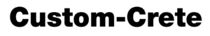 Custom-Crete Logo for Custom-Crete