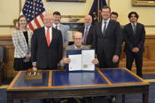 Alting's public safety bill ceremonially signed by the governor