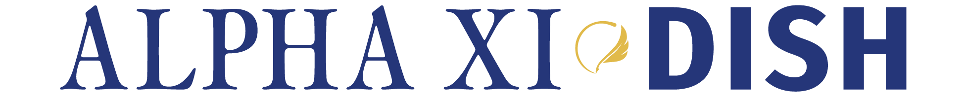 Logo for Alpha Xi DISH