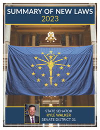 2023 Summary of New Laws - Sen. K. Walker