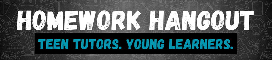 WPH Homework Hangout Homework Hangout, Teen Tutors, Young Learners