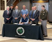 Goode's bill to strengthen Indiana's defense sector ceremonially signed by governor