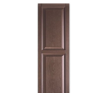 OPTIONAL RAISED SHUTTERS-BROWN OPTIONAL RAISED SHUTTERS-BROWN