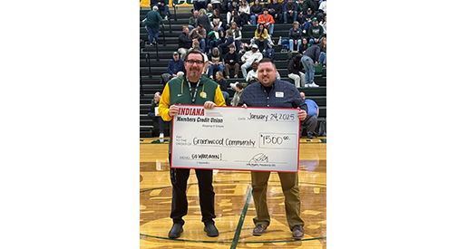 Image for Indiana Members Credit Union Contributes $1,500 to Greenwood Community High School