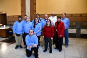 Leising meets New Horizons Clients at the Statehouse