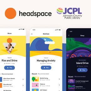 screen shots of Headspace app activities