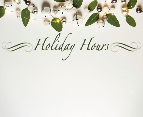 Image for Holiday Hours