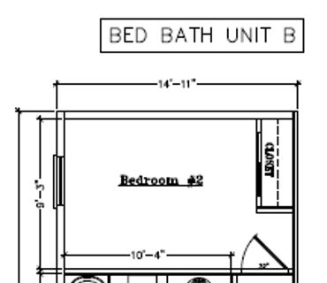 Third Box Configurations- Bed/ Bath B