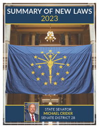2023 Summary of New Laws - Sen. Crider