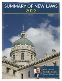 2022 Summary of New Laws - Sen. Boehnlein
