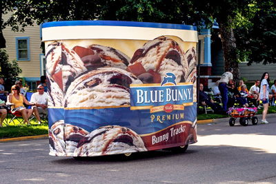 Blue Bunny Custom Event Float