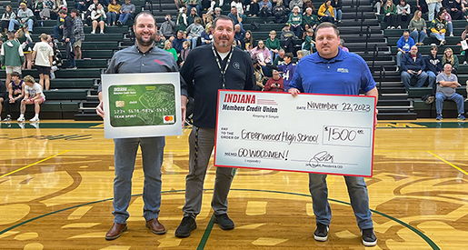 Image for Indiana Members Credit Union Contributes $1,500 to Greenwood Community High School
