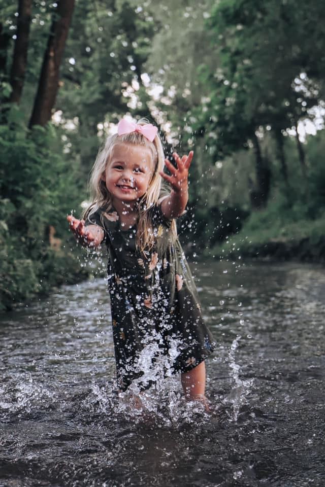 Girl in Creek