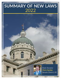 2022 Summary of New Laws - Sen. Garten