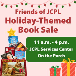 Friends of JCPL holiday-themed book sale 2025