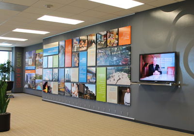 Corporate History Wall