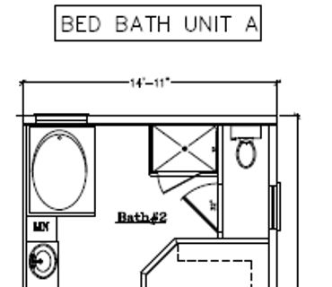 Third Box Configurations- Bed/ Bath A