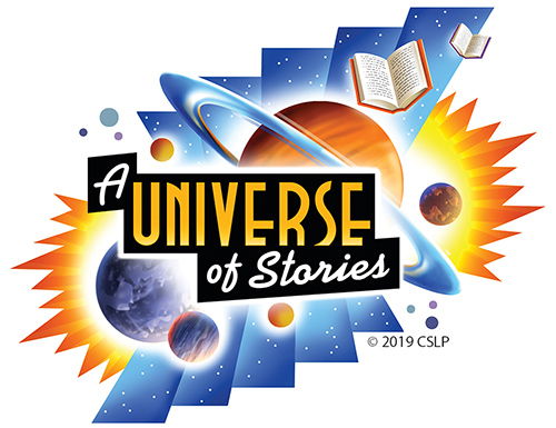 A Universe of Stories logo A Universe of Stories logo