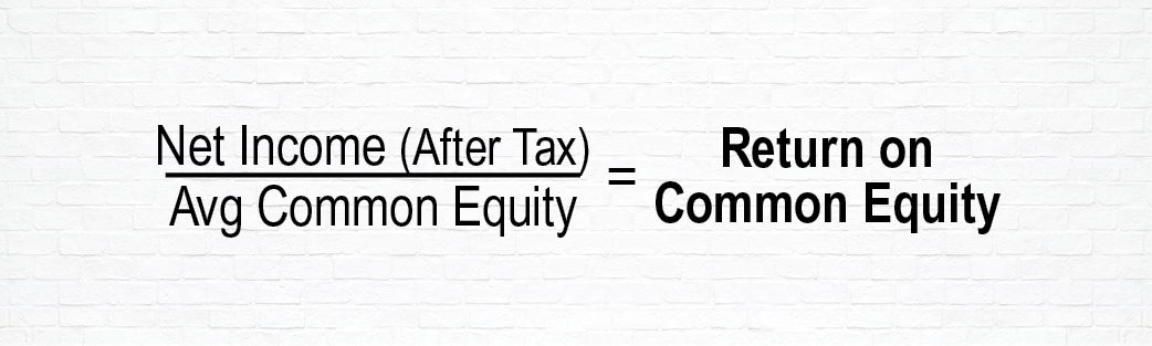 Return on Common Equity Equation to Determine Common Equity