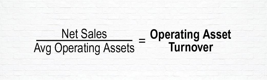 Operating Asset Turnover Equation to Determine Operating Asset Turnover