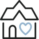 House with heart icon