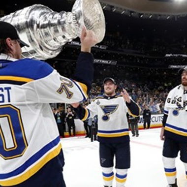 Image for Blues, Stanley Cup arrive in St. Louis