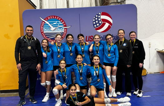 Image for VA Elite Teams Earn 8 Top 3 Finishes in January CHRVA Tournaments