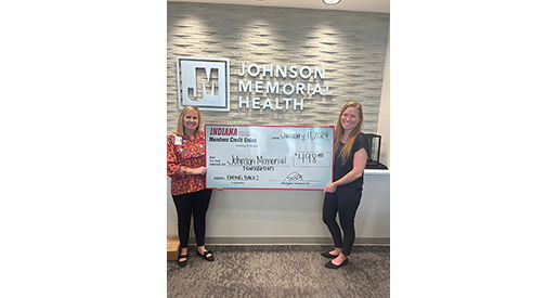 Image for Indiana Members Credit Union Contributes $498 to Johnson Memorial Hospital Foundation