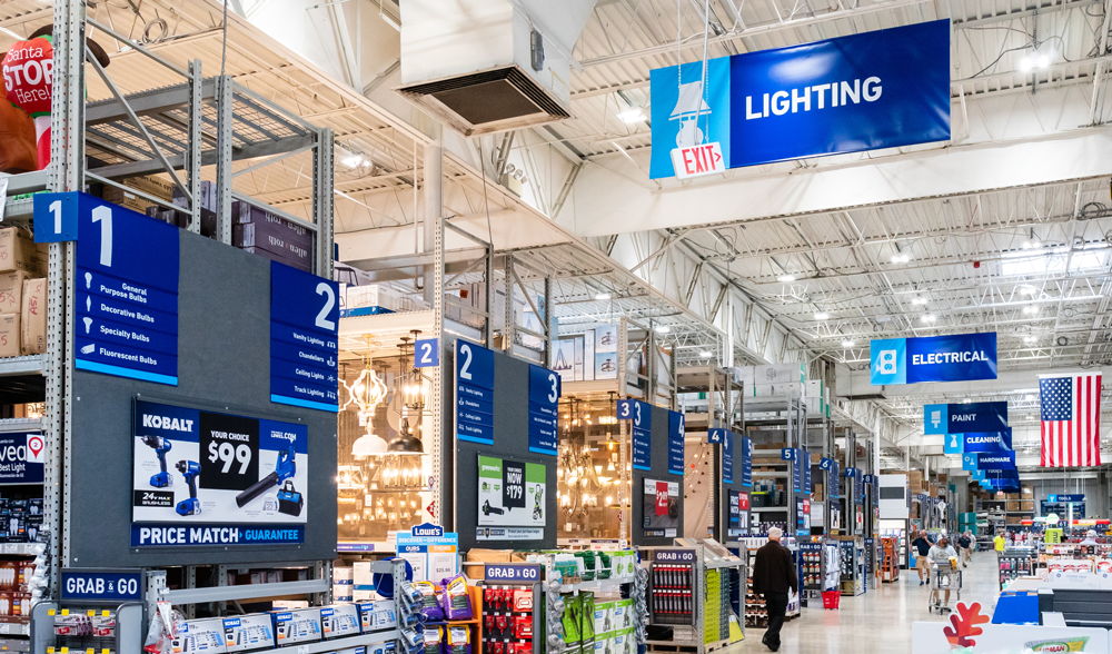 Lowe's End Cap Design