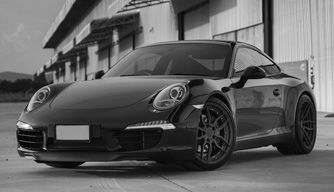 Porsche monochrome