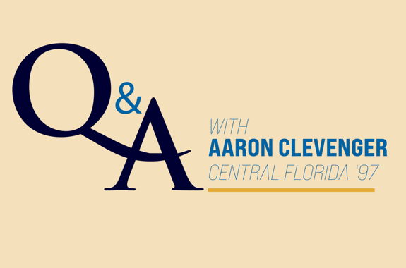 Q&A with Aaron Clevenger Image for Q&A with Aaron Clevenger
