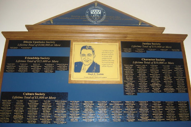 LifeTime Donor Wall