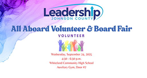Image for Leadership Johnson County to Host All Aboard Community Volunteer and Board Fair
