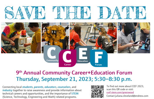 Image for Community Career Education Forum on September 21