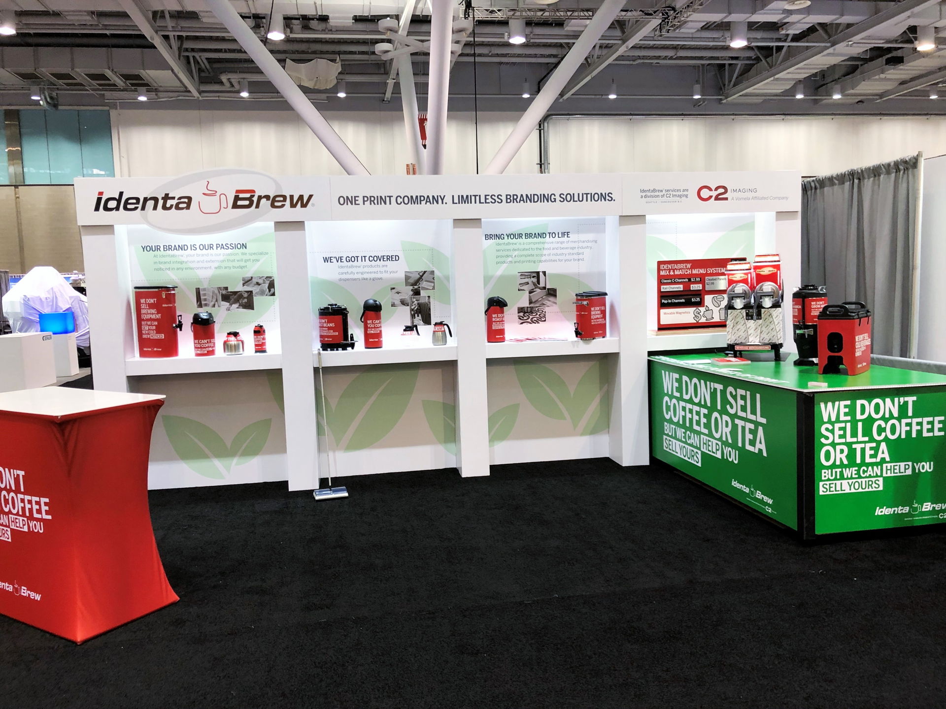 Cost Effective and Sustainable Freestanding Displays