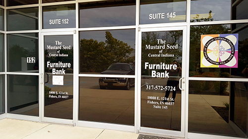 Front Doors of The Mustard Seed of Central Indiana Furniture Bank
