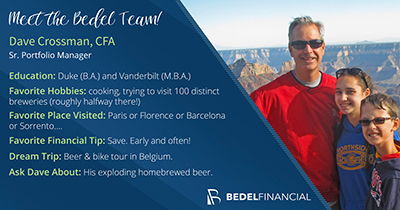 Meet David Crossman, CFA | Bedel Financial