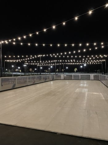 Ice Skating at the Franklin Amphitheater
