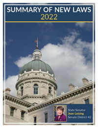 2022 Summary of New Laws - Sen. Leising