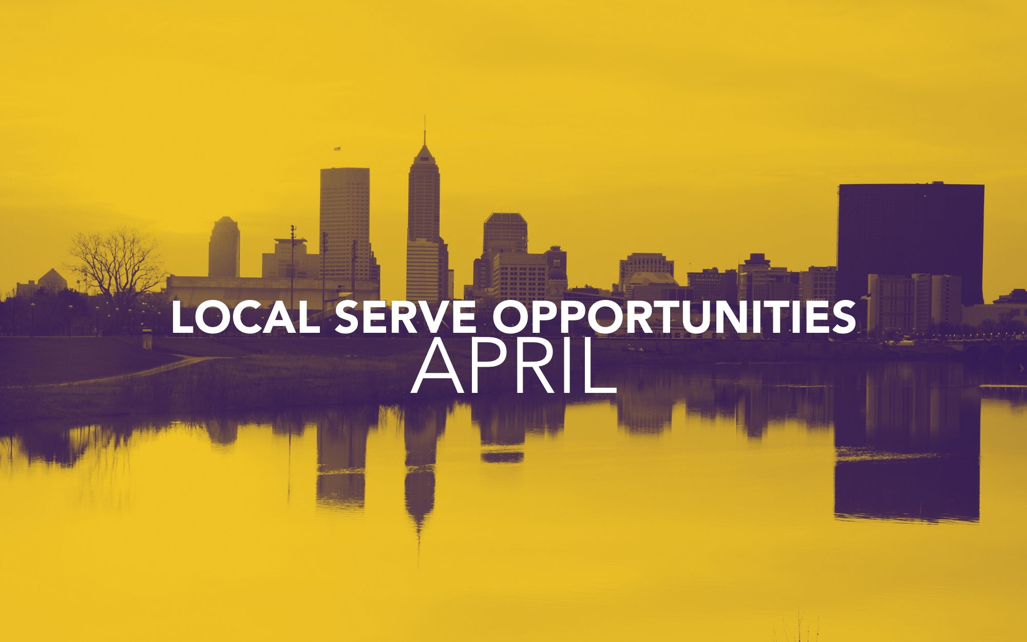April Local Serve Opportunities Image for April Local Serve Opportunities