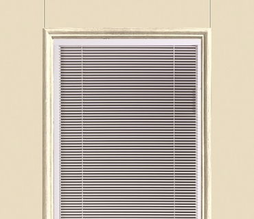 THERMA TRU FULL GLASS WITH BLINDS EXTERIOR DOOR