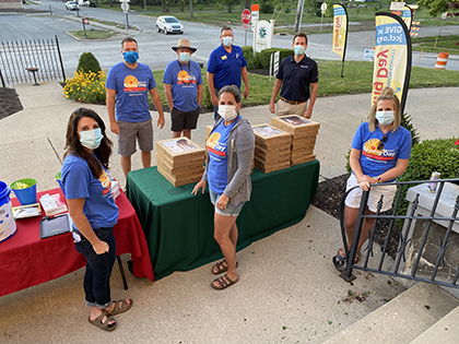 Giving Day 2020 donut drive thru