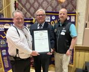 Alting celebrates Delphi Lions Club 75th anniversary