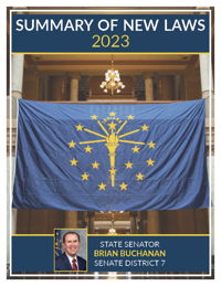 2023 Summary of New Laws - Sen. Buchanan