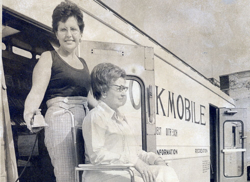 Bookmobile in the 1970s Library Bookmobile in the 1970s