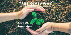 Tree Giveaway at the Bedford Public Library on April 26 from 9 am to 4 pm