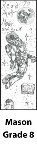 Mason Walls bookmark, 8th grade