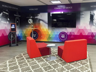 Connect Lounge Wall Graphics