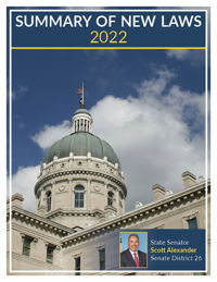 2022 Summary of New Laws - Sen. Alexander
